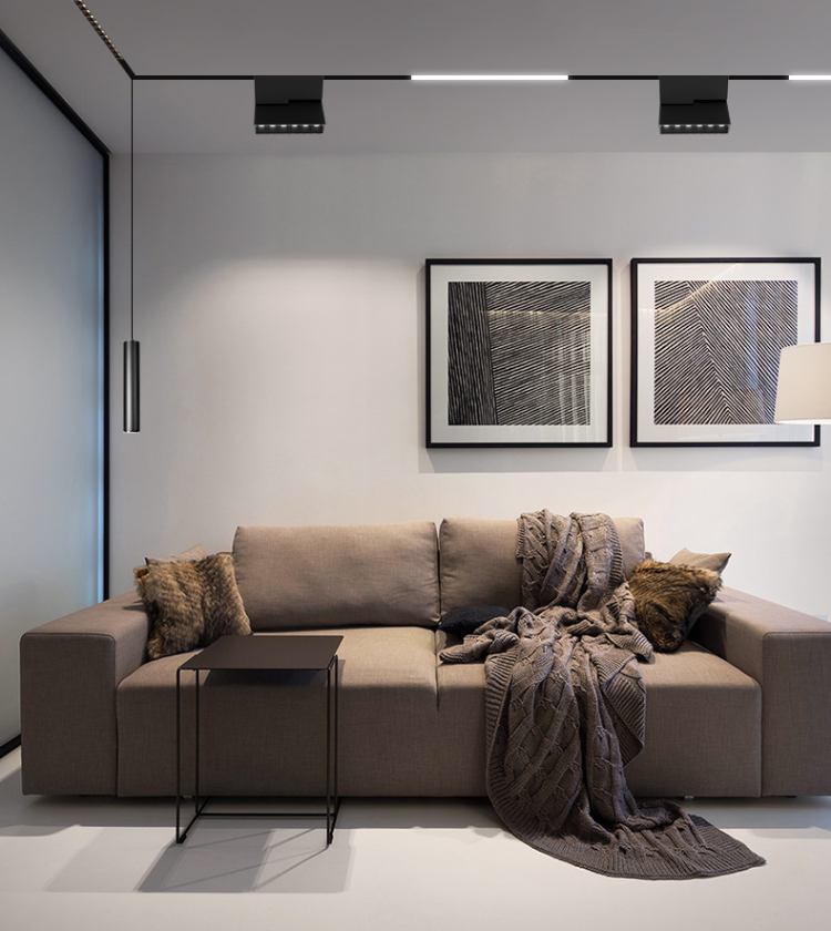 Led Track Light Adjustable Focus 5°-60° Fold Spotlight